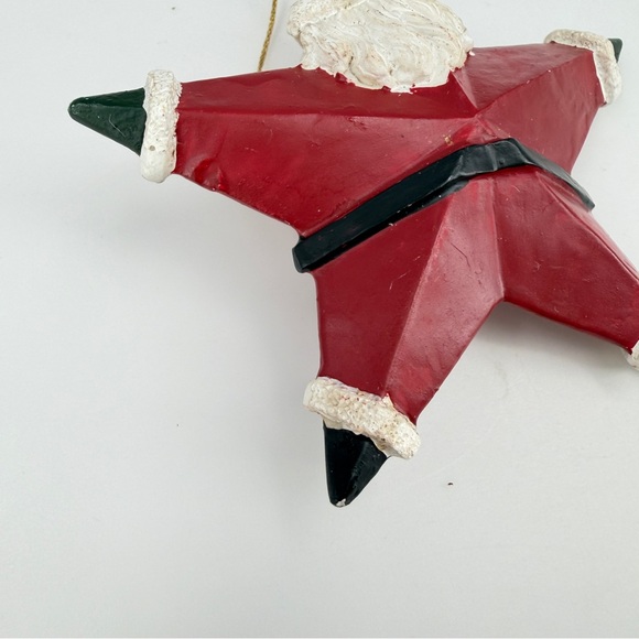 Kurt Alder Santa Claus Star Christmas Ornament Resin Folk Art Country Farmhouse - Picture 8 of 12